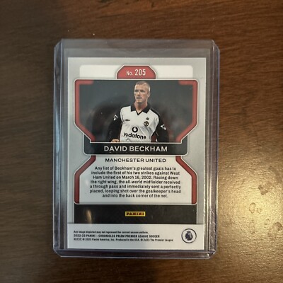 H 2022-23 Panini Chronicles Base Premier League Prizm David