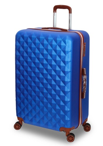Trolley valigia con ruote piccola leggera viaggi aereo cabina Piuma blu  navy | BricoBravo