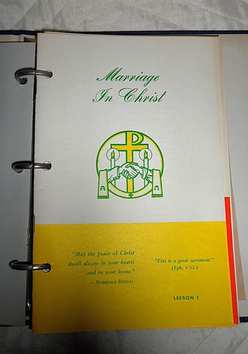 *REDUCED* Toward Happiness and Holiness in Marriage, a Marriage Prep Course 1955 - Picture 5 of 11