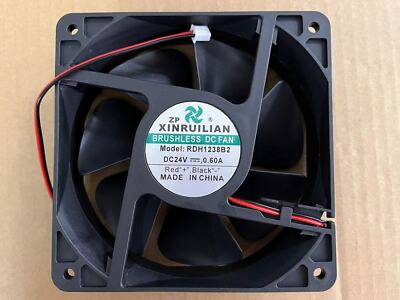 New XINRUILIAN Fan RDH1238B2 DC 24V 0.60A 2pin 120*120*38mm