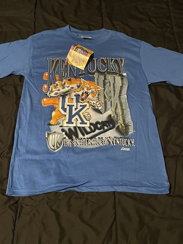 Vintage 90’s Capitol Graphics Kentucky Wildcats Basketball College T Shirt M New - Picture 6 of 8