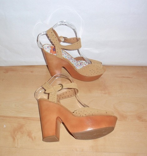 NUEVO EN CAJA Rocket Dog Damas CHARLEE Gamuza Tostado Tacón Verano Sandalias Zapatos - Imagen 4 de 6