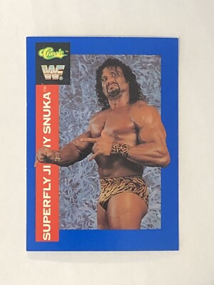 1991 Classic WWF Jimmy Superfly Snuka Card #139 NM-MT WWE HOF | eBay