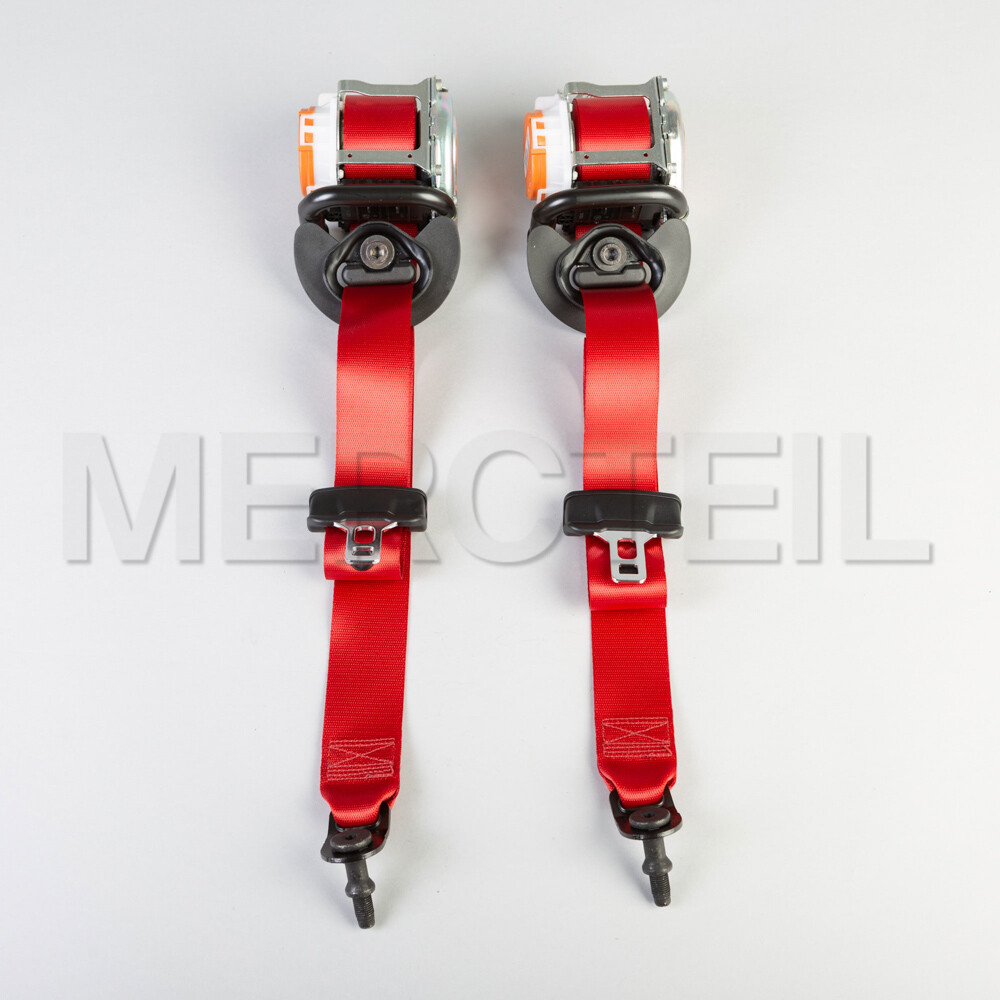 MercedesBenz Genuine AMG front Red Seat Belts for AClass W177, CLA