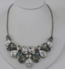 Sorrelli Concrete Jungle Necklace NCP3ASCJ antique silver tone