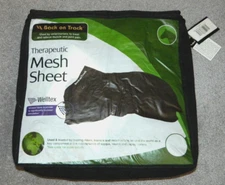NEVER USED Back On Track Therapeutic Mesh Sheet - Black, 90"
