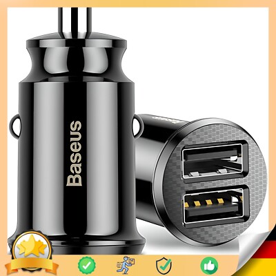 Zigarettenanzünder USB KFZ AUTO Handy Ladegerät 24W 12V Dual Ladeadapter Retoo
