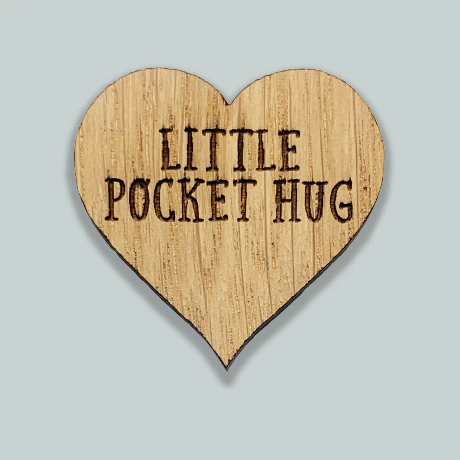 Little Pocket Hug Wooden Heart Token The Dog is my Favourite Dog