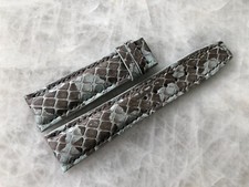 Cinturino per orologio in pelle stampa pitone 21mm/18mm