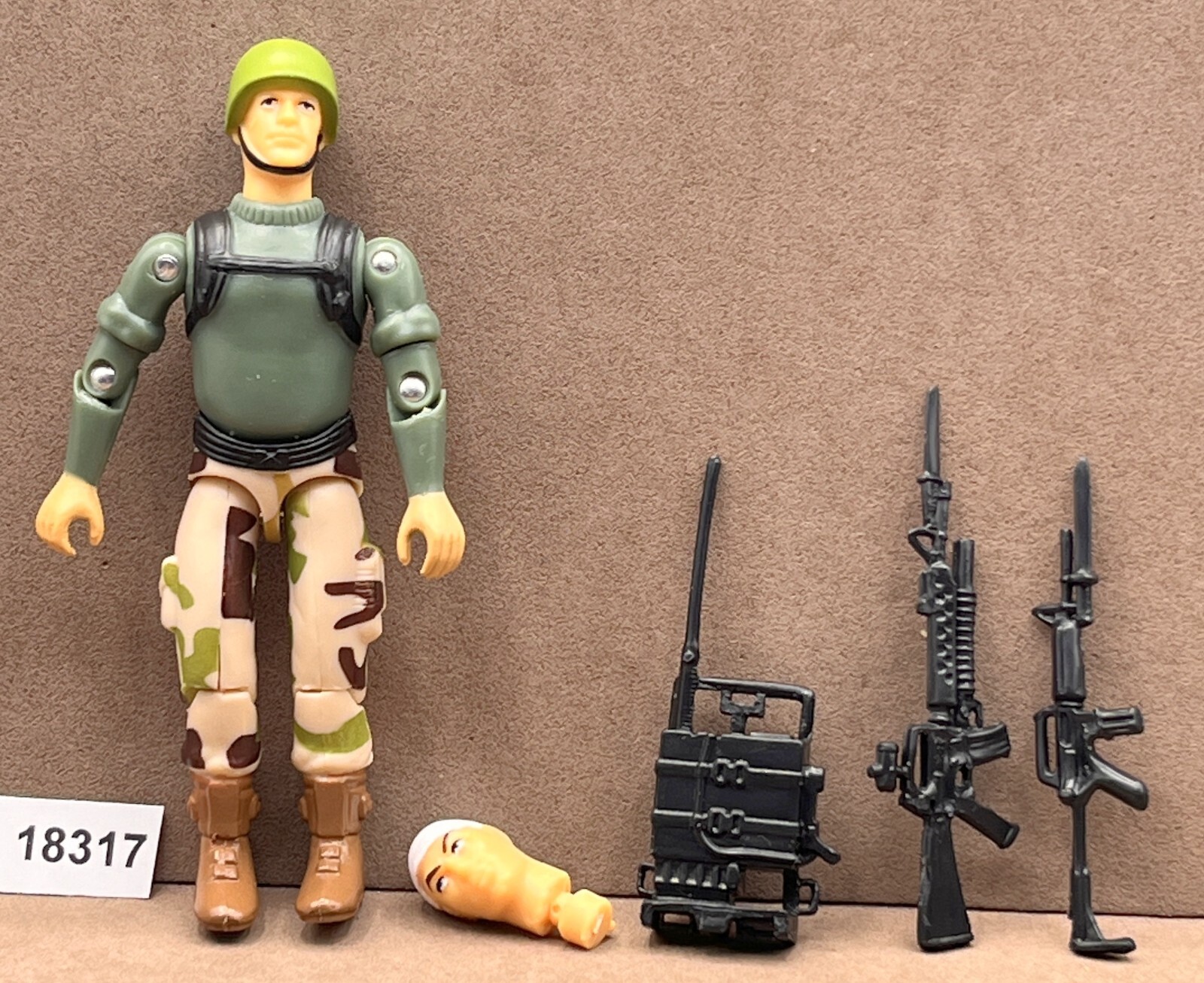 BLACK MAJOR CUSTOM ACTION MAN Anti Venom Task Force G.I. Joe 3.75