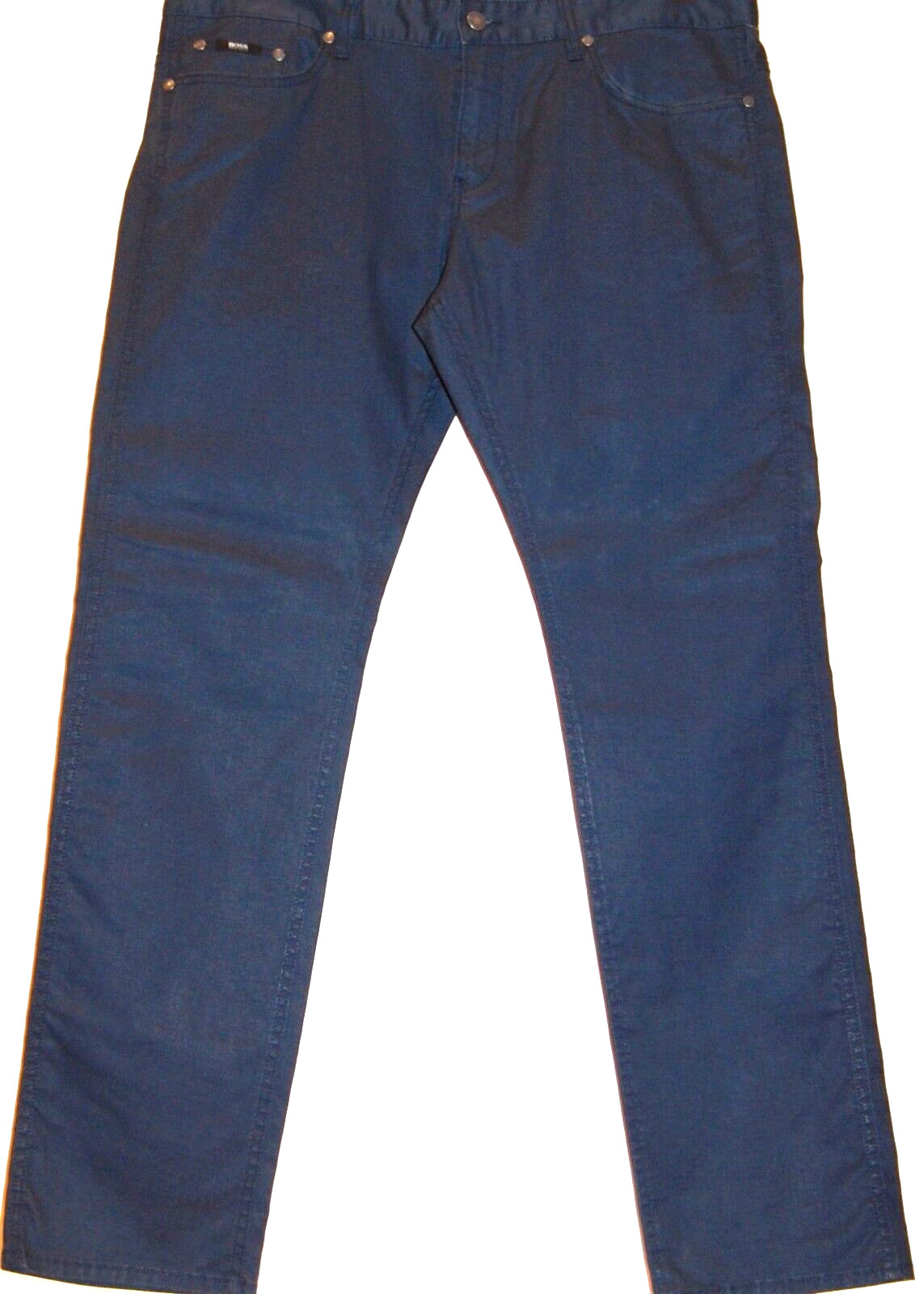 Hugo Boss Mens Blue Casual Cotton Trouser Pants Size 38 30590₽