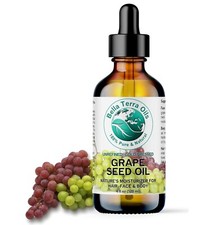 Aceite de semilla de uva org nico 4 oz, para una piel suave