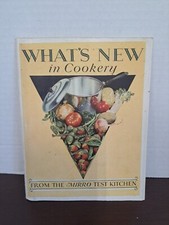 1929 What's New In Cookery From The Mirro Test Kitchen Recipe Book