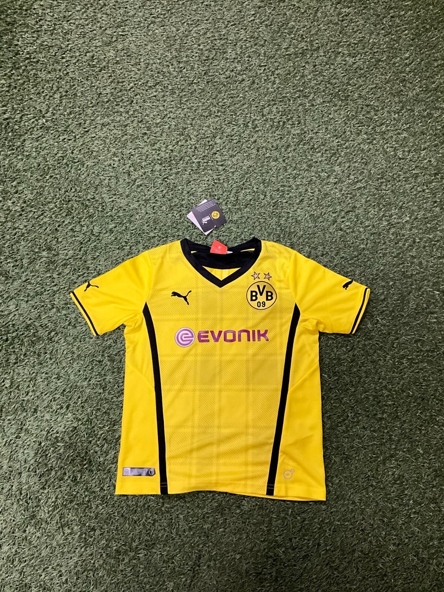 Puma Borrusia Dortmund Youth Home Jersey 13/14 Legend Aubameyang