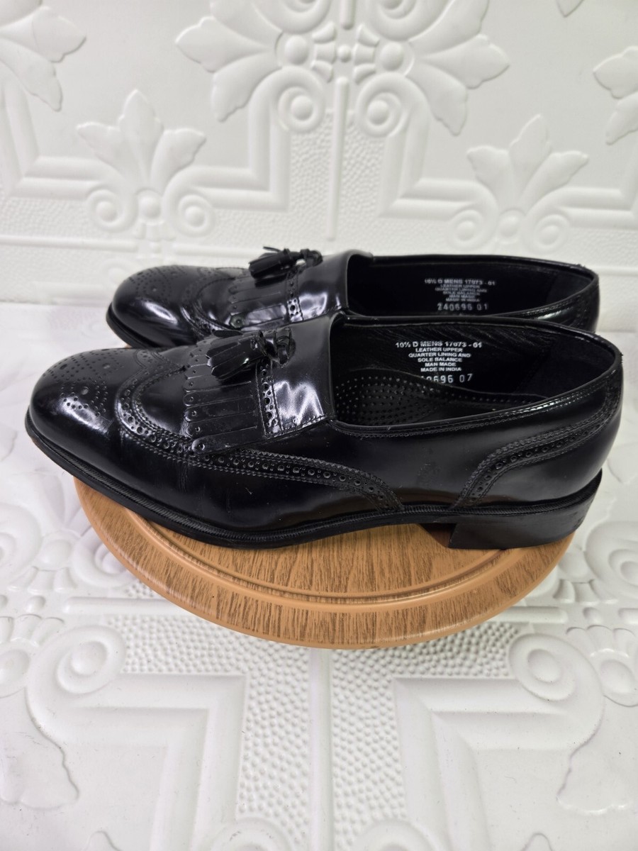 Florsheim black leather mens loafers Sz 10.5 florsheim mens Vintage Leather Loafers Sz 10.5 | eBay main image 4