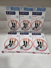 JOBST Relief 15-20 Medical Comprehension Stockings Beige Size Large Lot Of 6