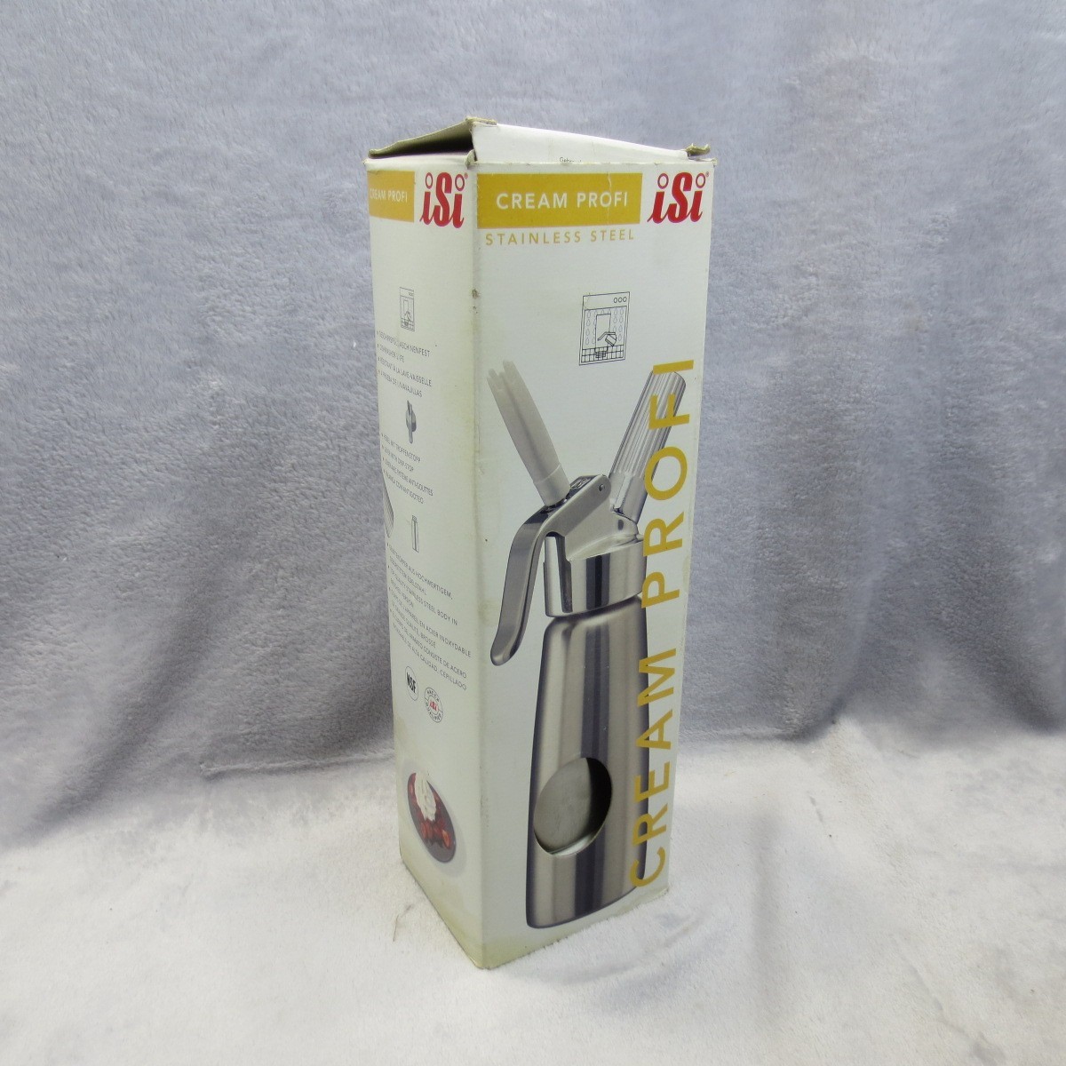 iSi Cream Profi Whip 1 Pint Cream Dispenser Stainless Steel + 8 Charges Austria