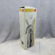 iSi Cream Profi Whip 1 Pint Cream Dispenser Stainless Steel + 8 Charges Austria