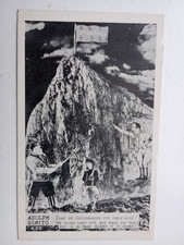 Military WW2  postcard - ADOLPH...."Don't be discouraged, it's only rock"