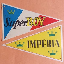 fanion papier BD bande dessinée petit format 1950' éditions IMPERIA - SUPER BOY