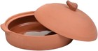 Terra Cotta Garlic Roaster - 7.5” Clay Roasting Dish w/Lid, Oven & Microwave — photo 3