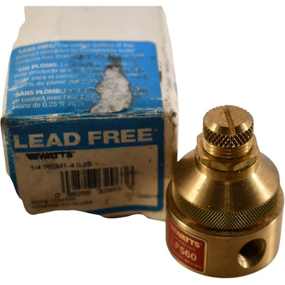 #ad NEW Watts LF560 Lead Free Brass Mini Water Pressure Regulator NO GAUGE $79.99