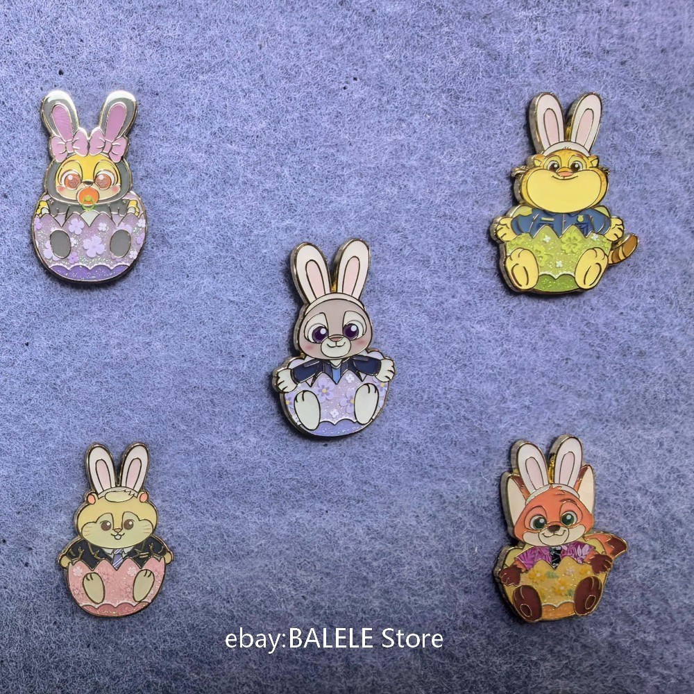 Disney Zootopia 2 Judy & Nick Mystery Blind Box Pin 2026 Easter