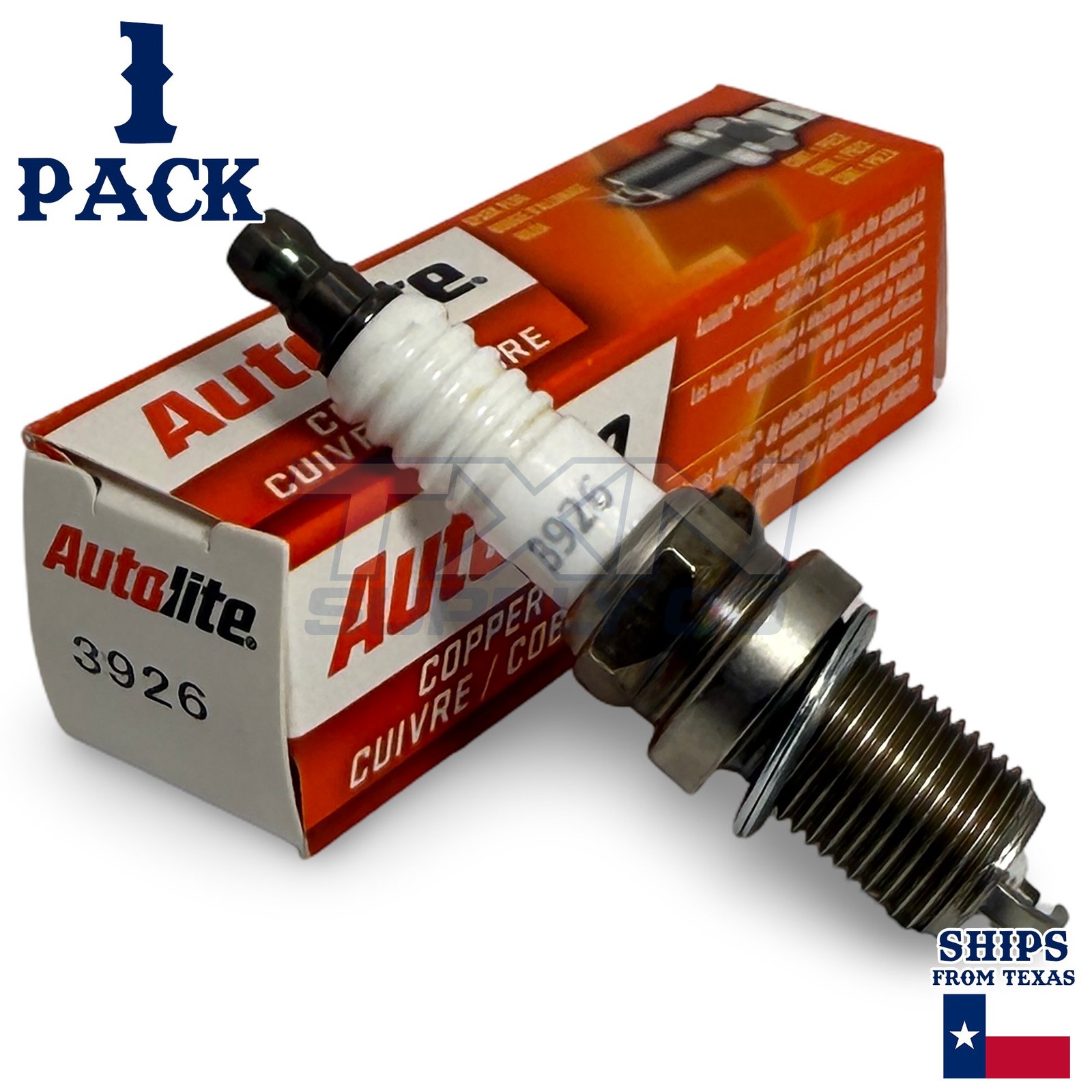 1 Pack Autolite 3926 Copper Core Spark Plug ps