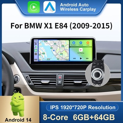 10,25'' Android 14 Autoradio CarPlay 64GB iDrive SWC Für BMW X1 E84 CIC 2009-2015