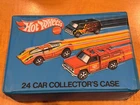 Vintage 1975 Mattel Hot Wheels 24 Car Collector’s Case, Blue, Redline Graphics