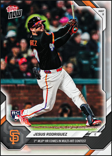 2026 Topps Now 165 Jesus Rodriguez