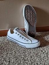 Converse All Star Slip-On Low Top Sneakers - White Women Size 6.5