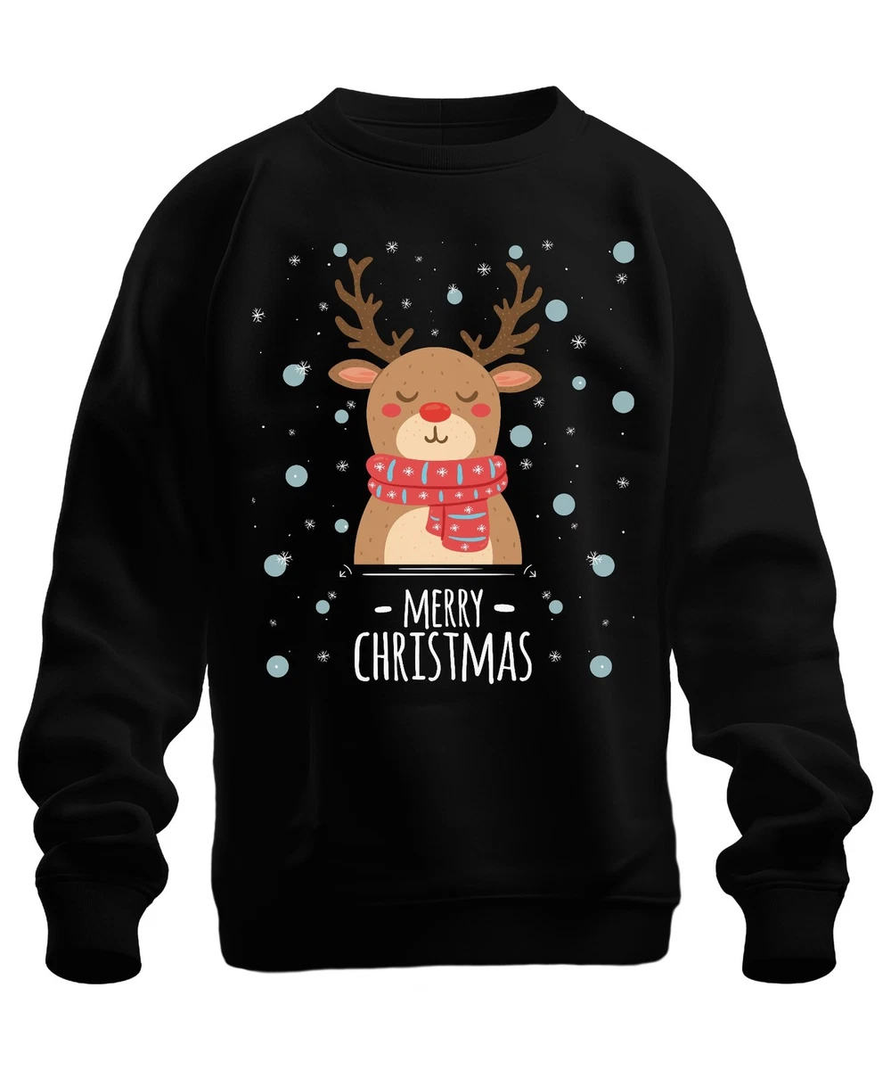 Generico Maglione Natalizio Uomo con Stampa Renna Diventente e Fiocchi di Neve, Felpa Interno in Pile, Pullover con Zip 1/4 Maglione a Maniche Lunghe Generico Maglione Natalizio Uomo con Stampa Renna Diventente e Fiocchi di Neve, Felpa Interno in Pile, Pullover con Zip 1/4 Maglione a Maniche Lunghe