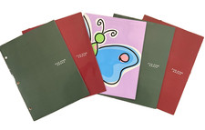 Lot of 4 Mead 2003 Five Star 2 Pocket Folders  NoteBound 2005 Butterfly Folder