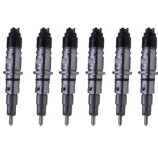 6Pcs Fuel Injector 6755-11-3100 for Komatsu PC220-10 PC290LC-10 Engine 6D107