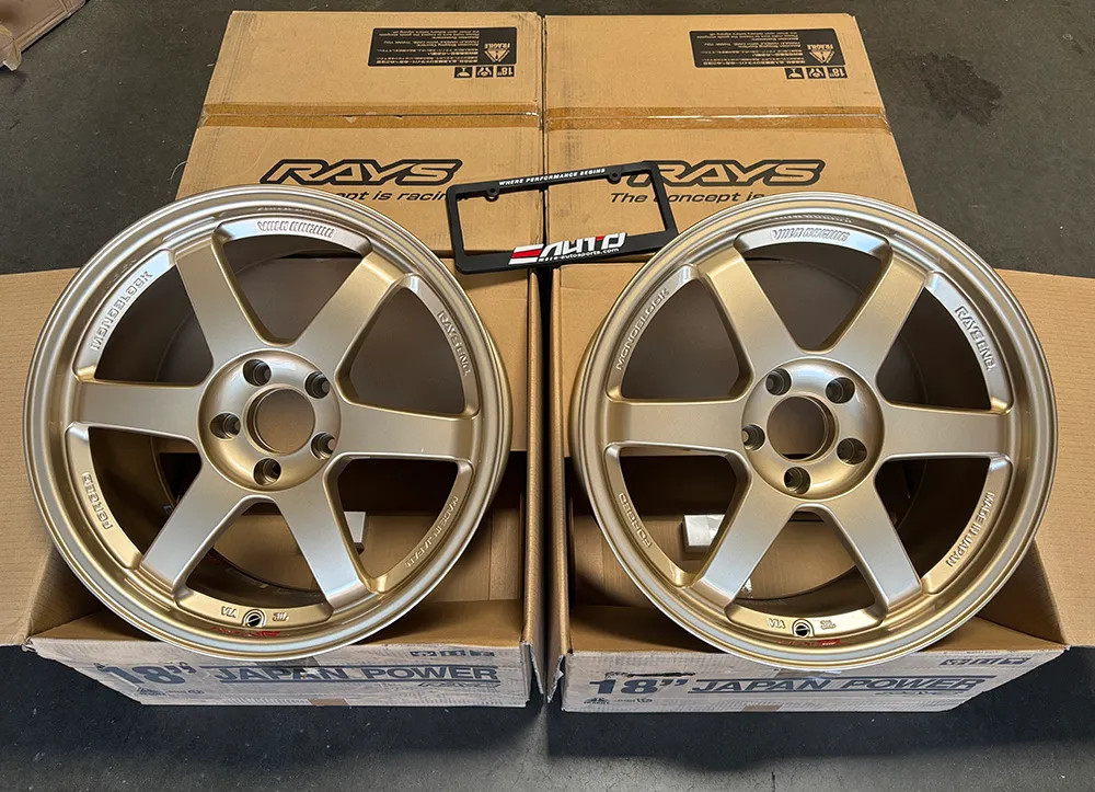 Rays Volk TE37SL Gold Wheel Rim 18