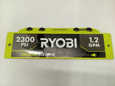 #ad Ryobi OEM Part Face Panel Assembly RY142300VNM Corded 2300psi Pressure Washer $15.00