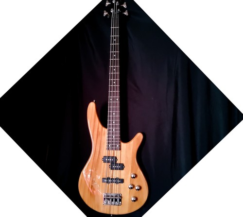 🎸FREE, FAST SHIPPING!🎸 I Style Electric Bass Guitar +P & Jazz Style Pickups!