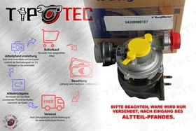 Turbolader 54399980127 TU54399700127tDE Dacia Nissan Renault 54399980127 5439990