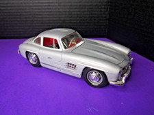1954 Mercedes-Benz 300 SL Burago  Made in Italy Die-Cast 1:18 Scale Silver 