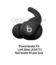 NEW Original Beats Powerbeats Fit Wireless Earbuds Black- Left SIDE A3477 