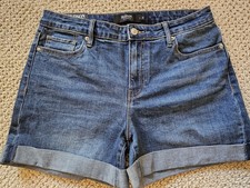 Hudson Ladies Mid Rise Premium Blue Denim Shorts 8/29 - NWT