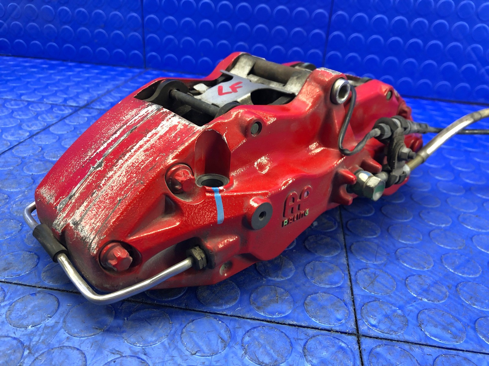 2016-2021 MCLAREN 570S OEM FRONT LEFT CARBON CERAMIC BRAKE CALIPER RED