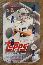 2026 Topps Football Flagship Hobby Box - Factory Sealed/New