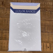 Color Basic White Oblong 60 X 84 Tablecloth