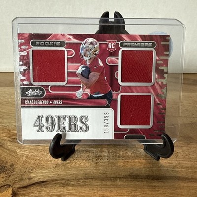 Isaac Guerendo /399 2024 Absolute #RPM-IGO Rookie Triple Patch Jersey  RC