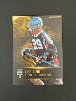 Lee Zink 2025 PLL Collectibles Premier Lacrosse League Commemoration Insert MLL