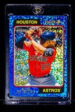 José Altuve RARE BLUE SPECKLE REFRACTOR INVESTMENT CARD Houston Astros SP MVP