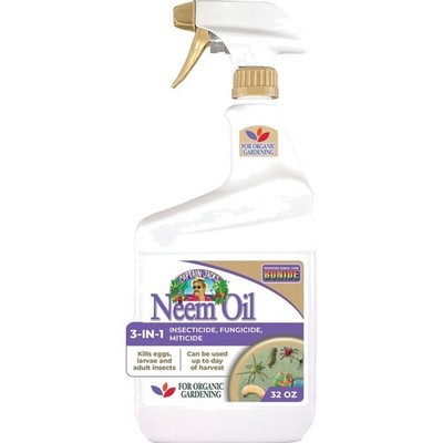 Multi-Purpose Neem Oil - 32 oz Ready-to-Use Spray for Organic Gardening