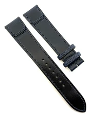Jaeger LeCoultre 20mm x 18mm Blue Calfskin Watch Strap Band New Authentic OEM